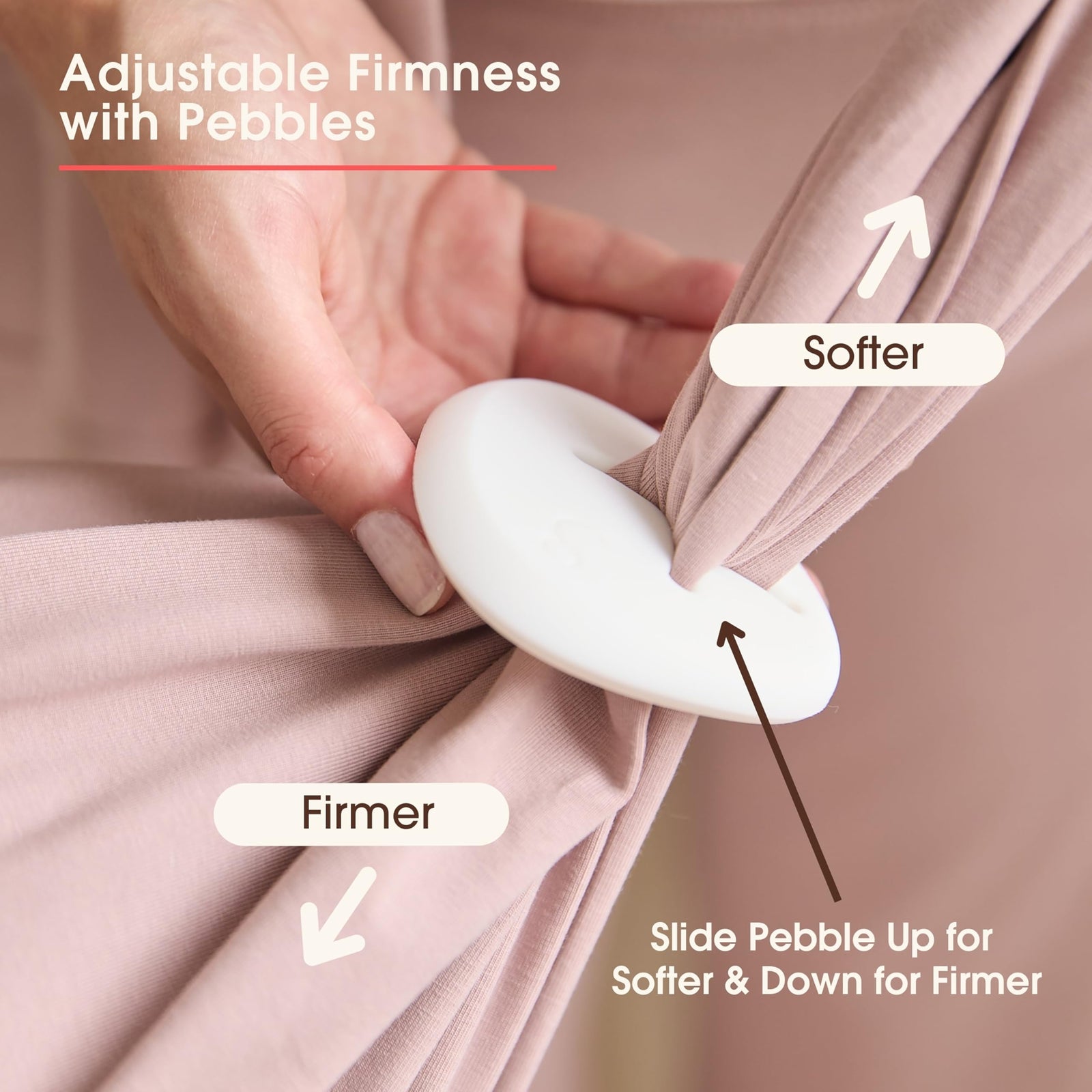 BBHugme Pregnancy Pillow - Long Body Pillow with Cooling Technology - Ideal Pregnancy & Nursing Pillow - Comfortable Body Support and Temperature Regulation- Versatile Multi-Use Maternity Pillow