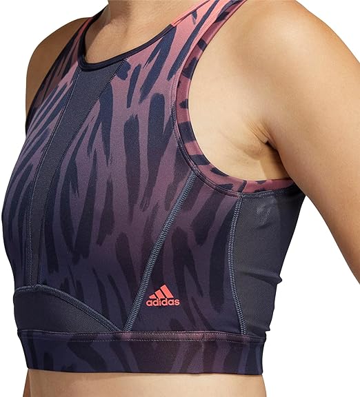 Adidas TRN TIGR AOP HA4324 Women's Training Bra - Light Support