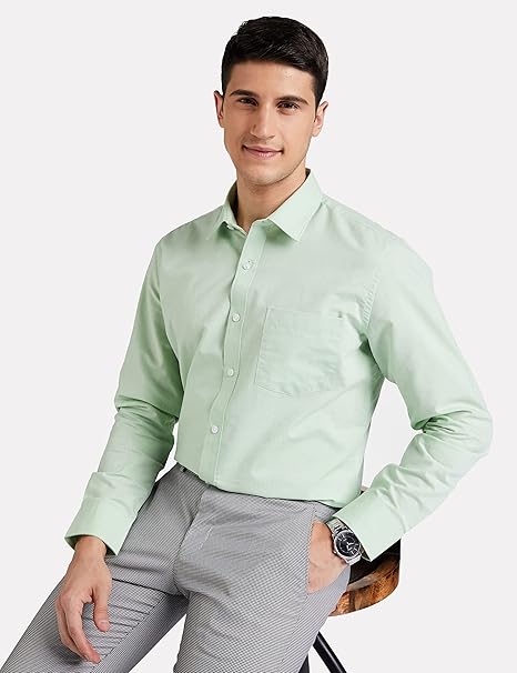 Amazon Brand - Symbol Men's Solid Slim Shirt (FAF-01)