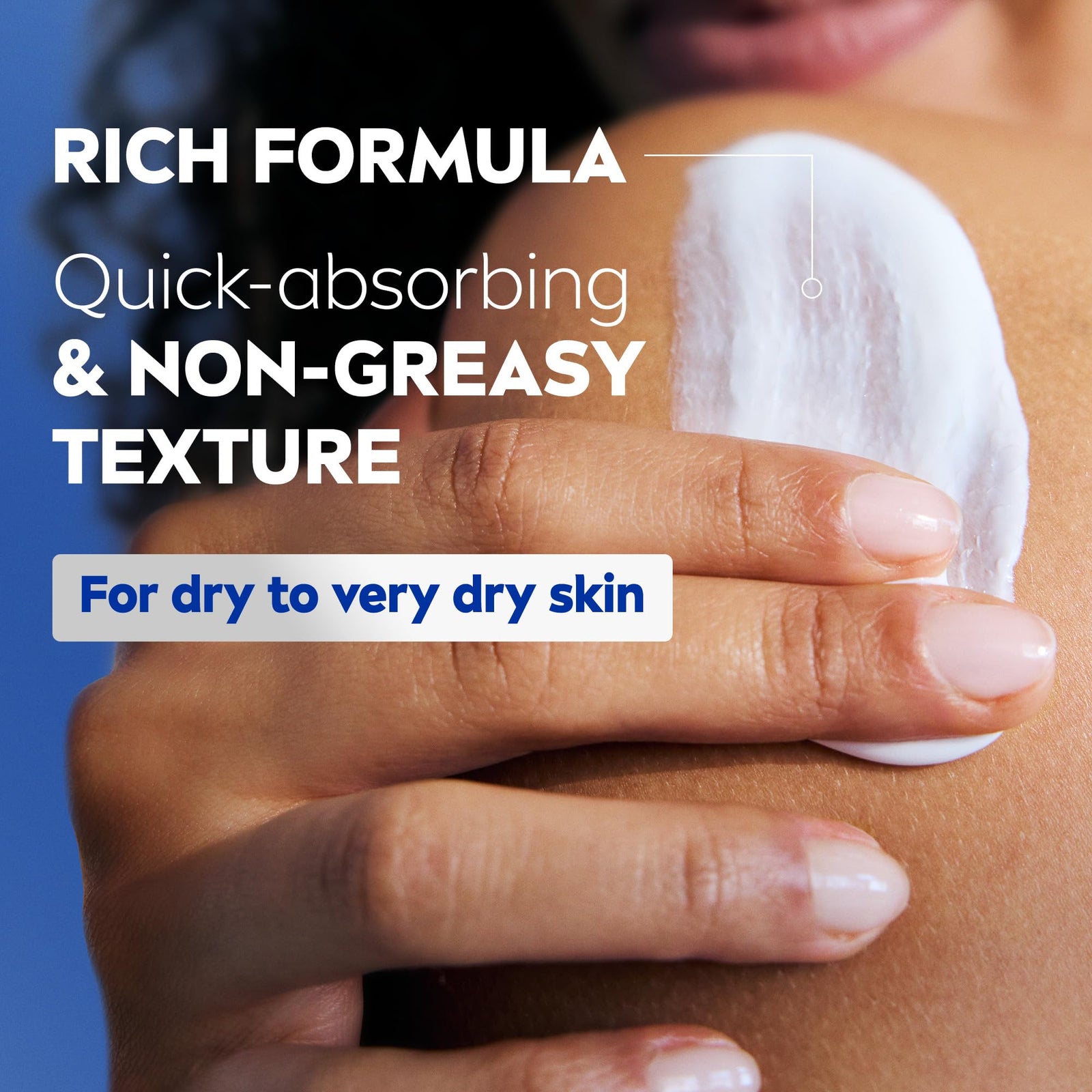 NIVEA Body Lotion for Dry to Very Dry Skin, Rich Nourishing, 5in1 Complete Care, 72H Intense Moisture, 400ml