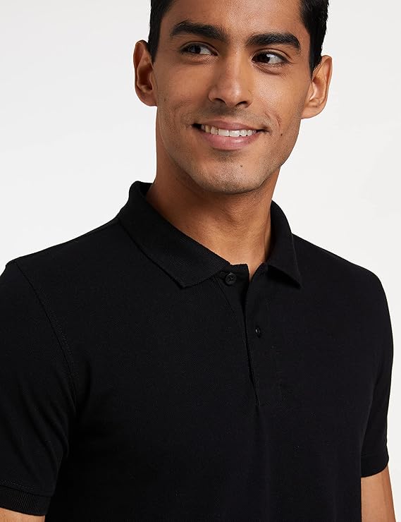 Symbol Men's Cotton Rich Polo T Shirt | Collar Tshirts | Half Sleeves | Plain-Regular Fit