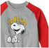 Snoopy Sweatshirt For Infant Boys - Grey/red 0-6months