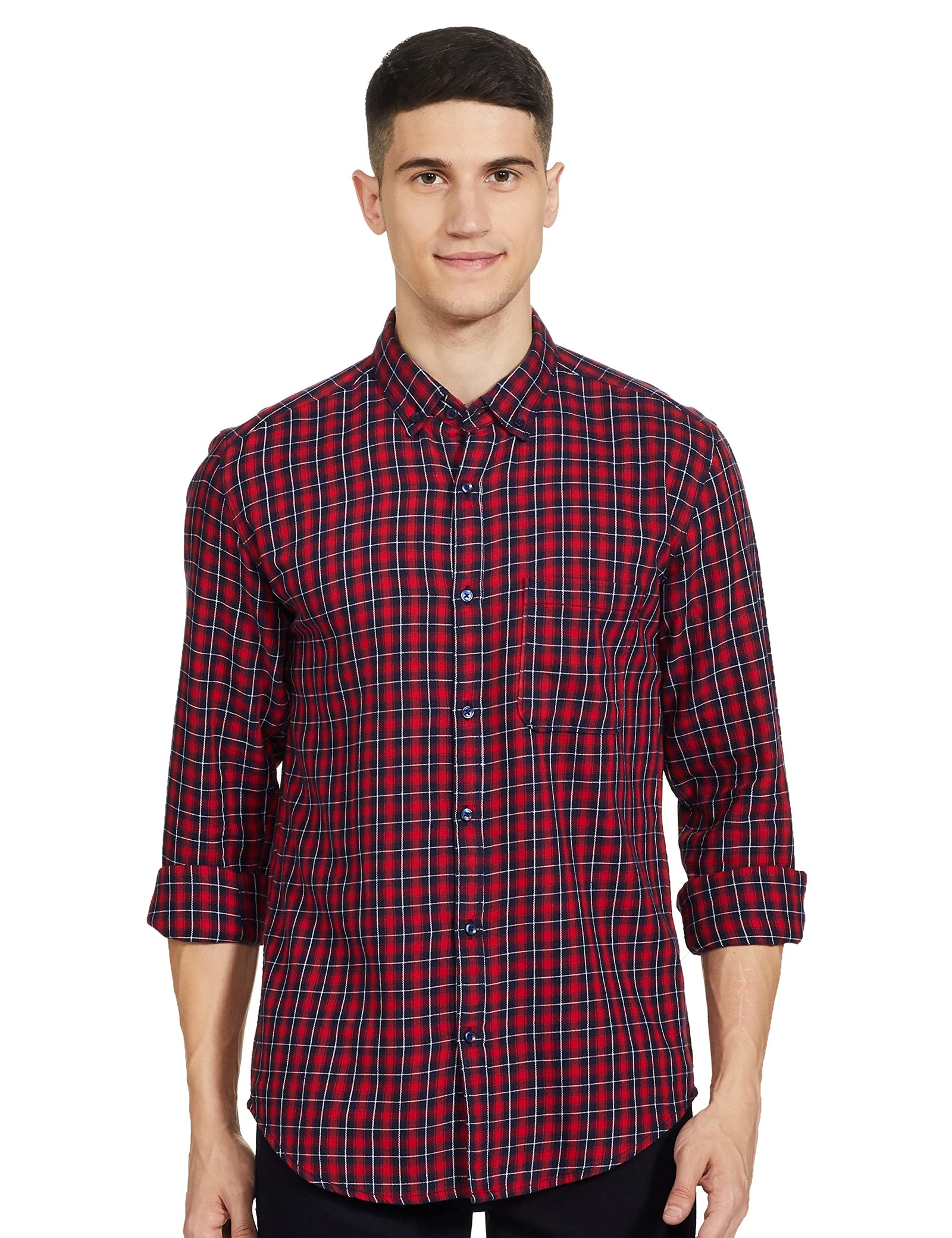 Diverse Men's Regular Fit Button Down Shirt