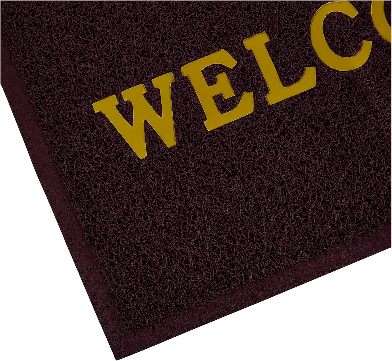 Kuber Industries PVC Anti Skid Large Size Welcome Door Mat (Maroon) -CTKTC29037