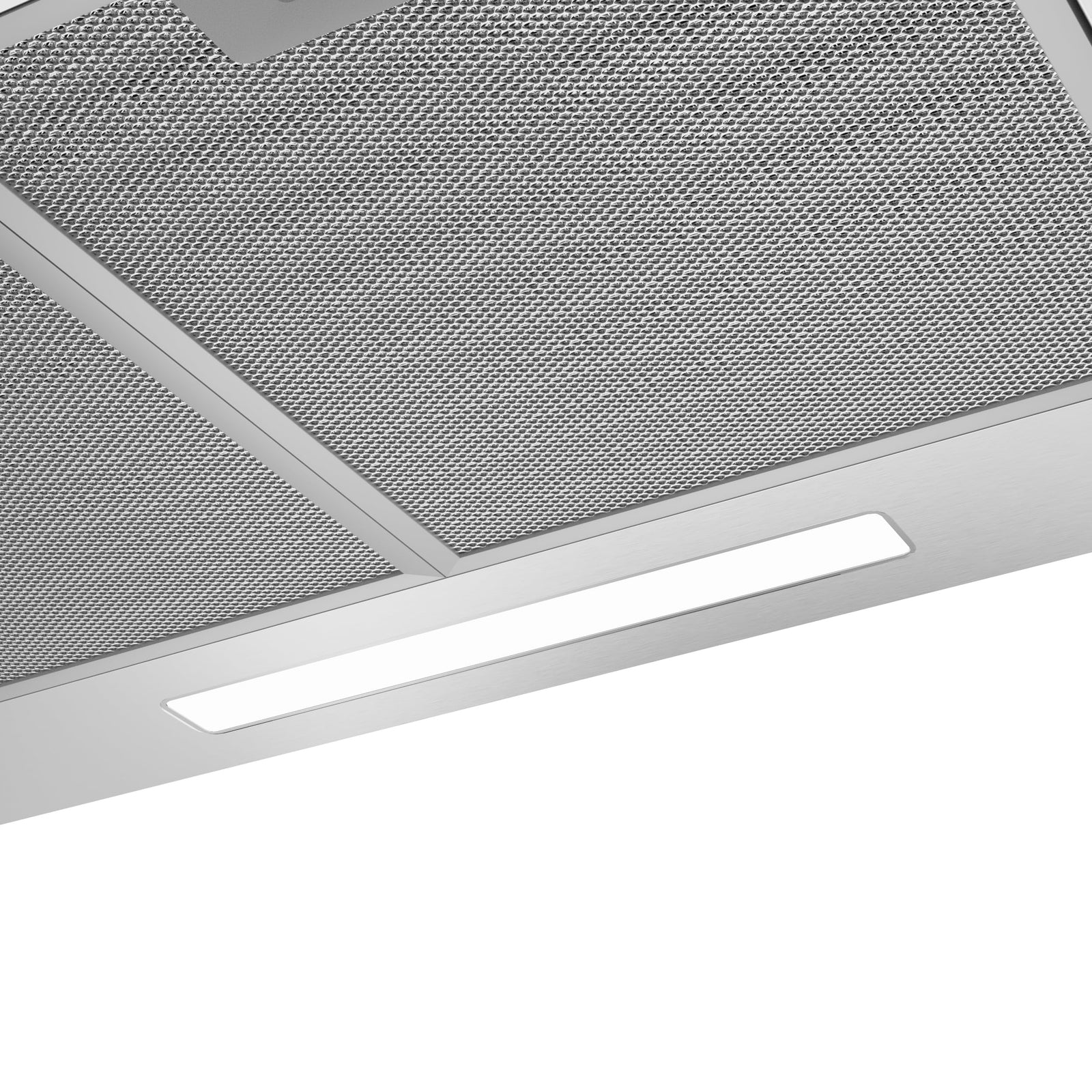 Genric Cooker Hoods 60Cm Stainless Steel Chimney Range Hood 600Mm Recirculating Duct Kitchen Ventilation Extractor Fan with Grease Aluminum Filters Silver