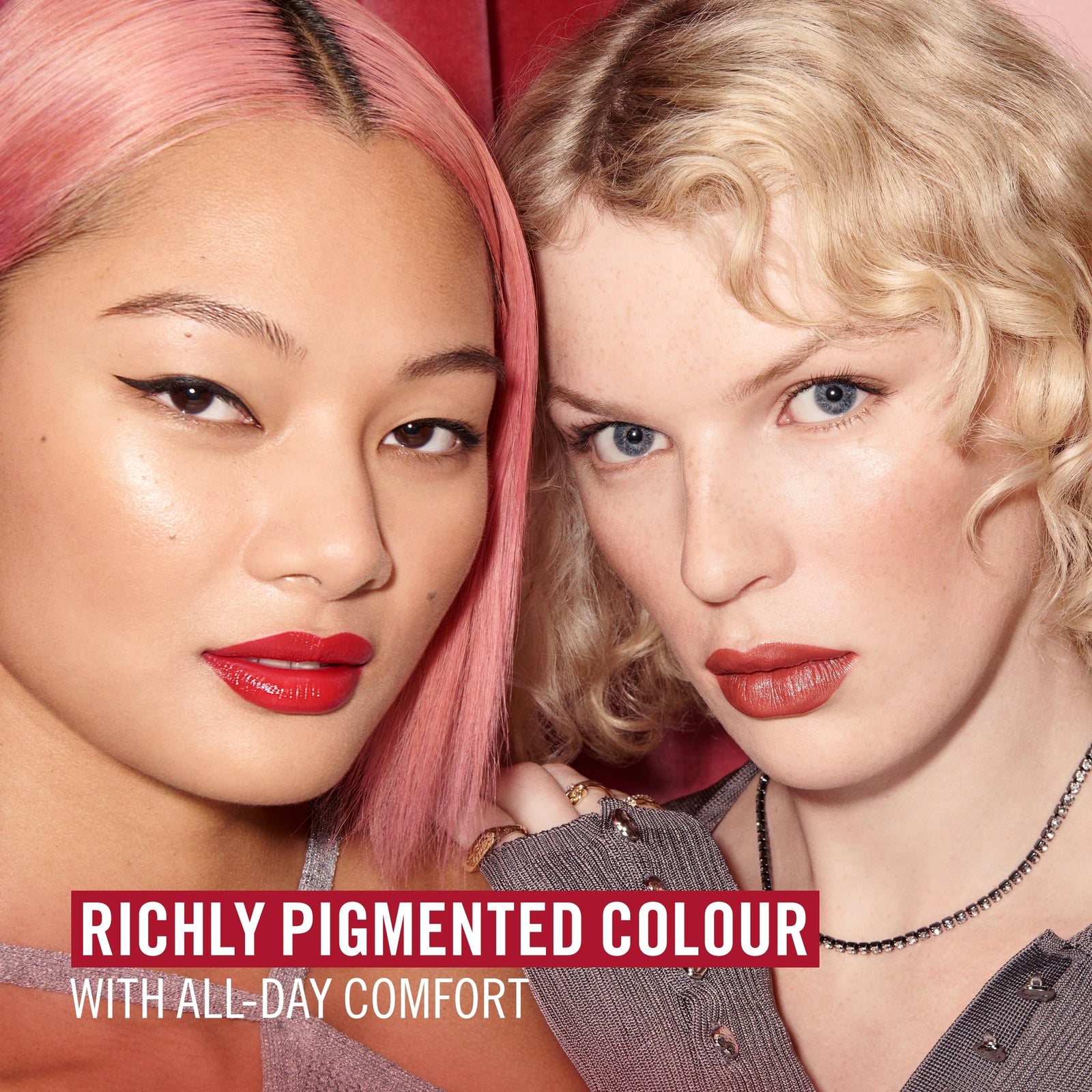 Rimmel London Lasting Finish, 058 Drop Of Sherry, Satin Lipstick, Long-Lasting, Satin Finish, Rich Colour, Moisturising, Vegan Formula, 4g