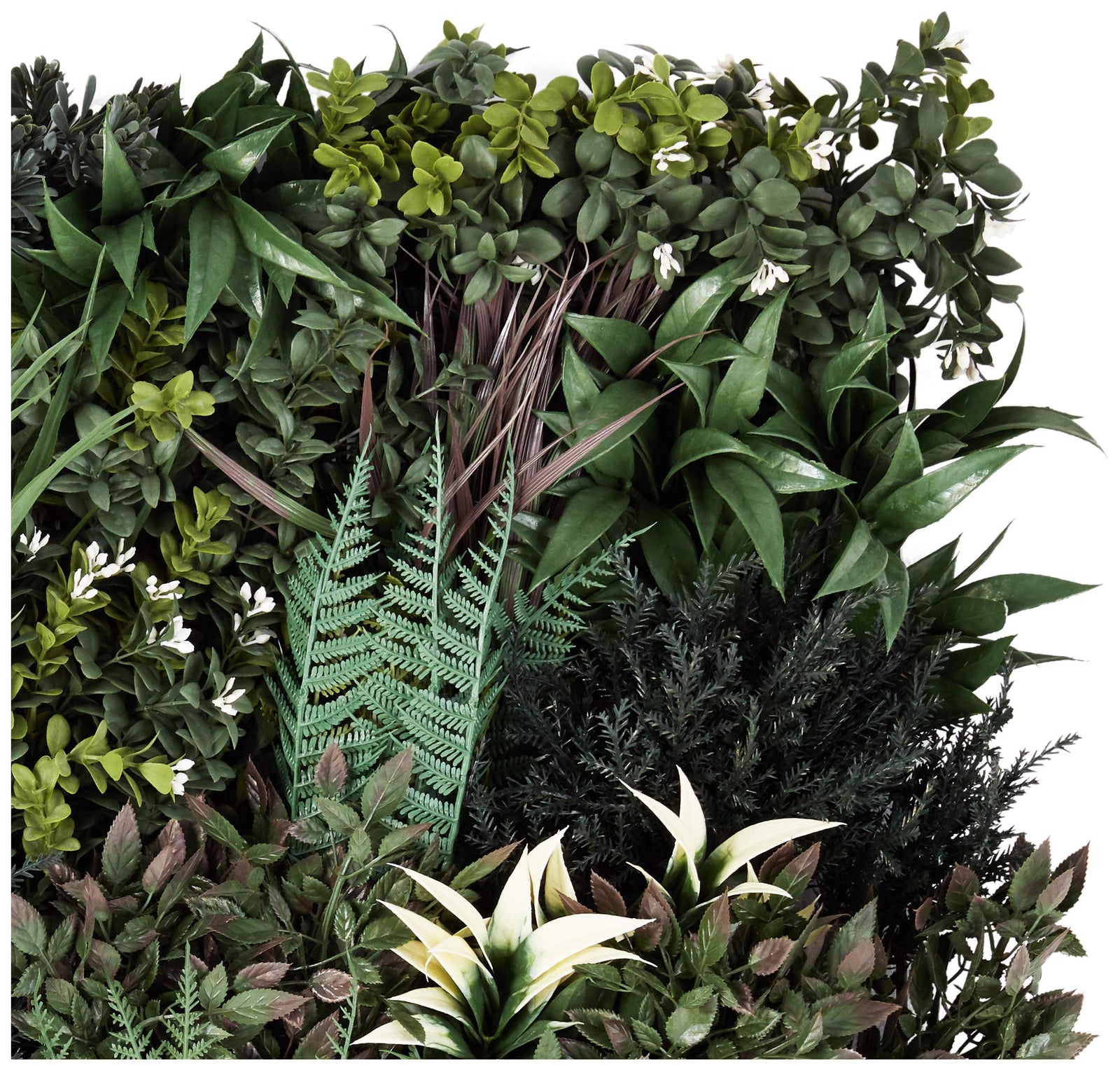 Nearly Natural Greens & Fern Artificial Living Wall, 3', model: 6406