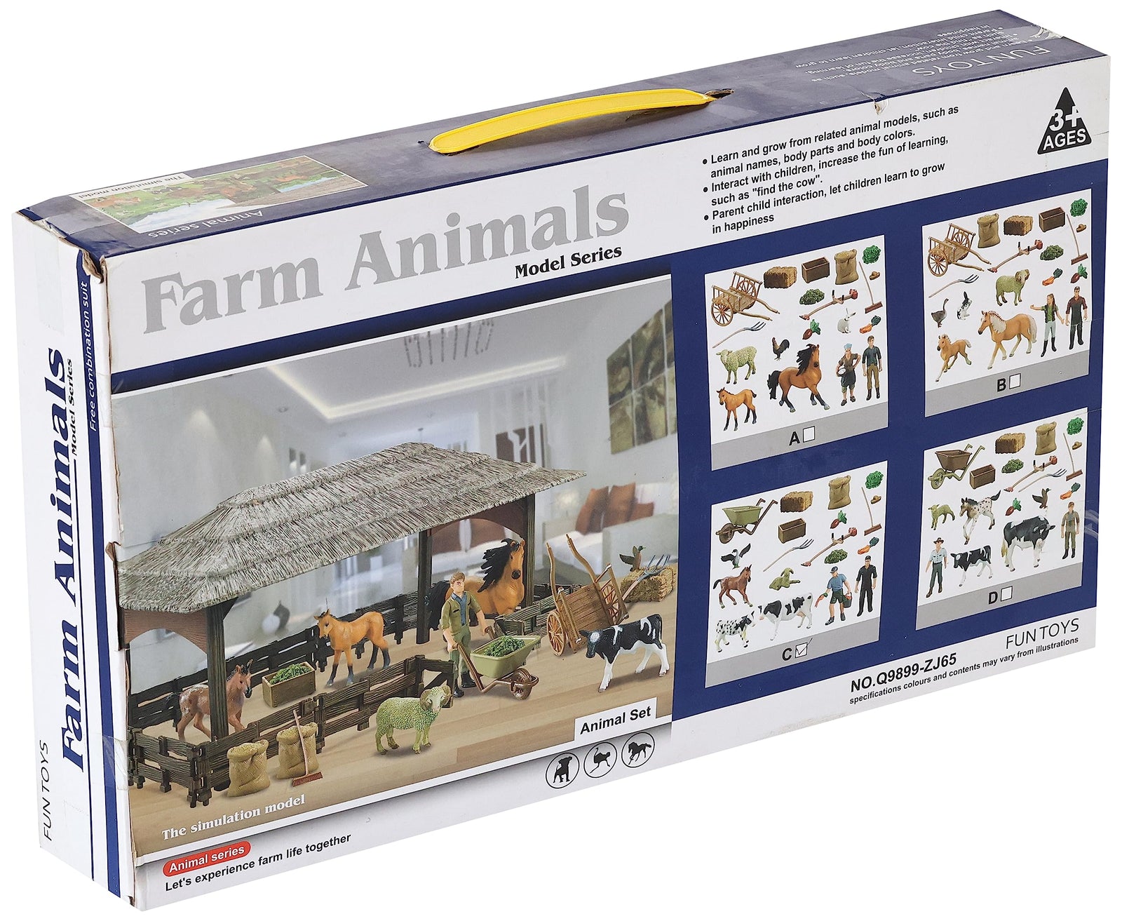 Farm Animal Set for Kids - S