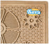 Nova Summer Flowers Antibacterial Doormat - 40x60 cm, Gold and Grey