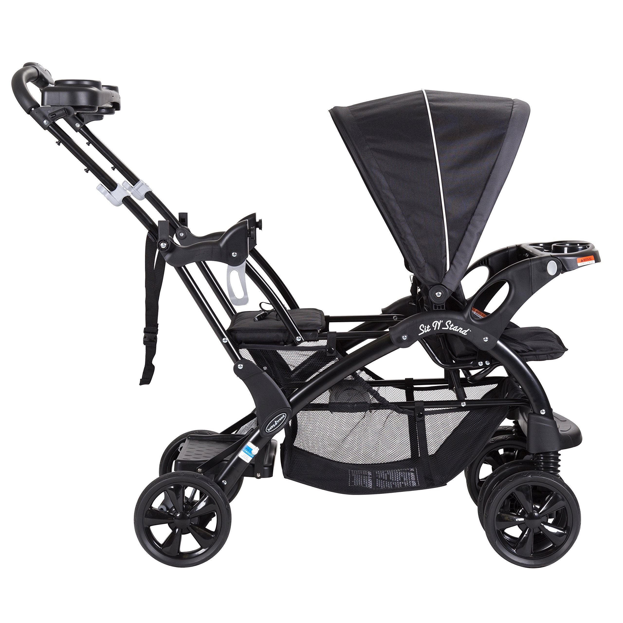 BABYTREND Baby trend Sit N' Stand 5-in-1 Shopper Stroller, BLACK