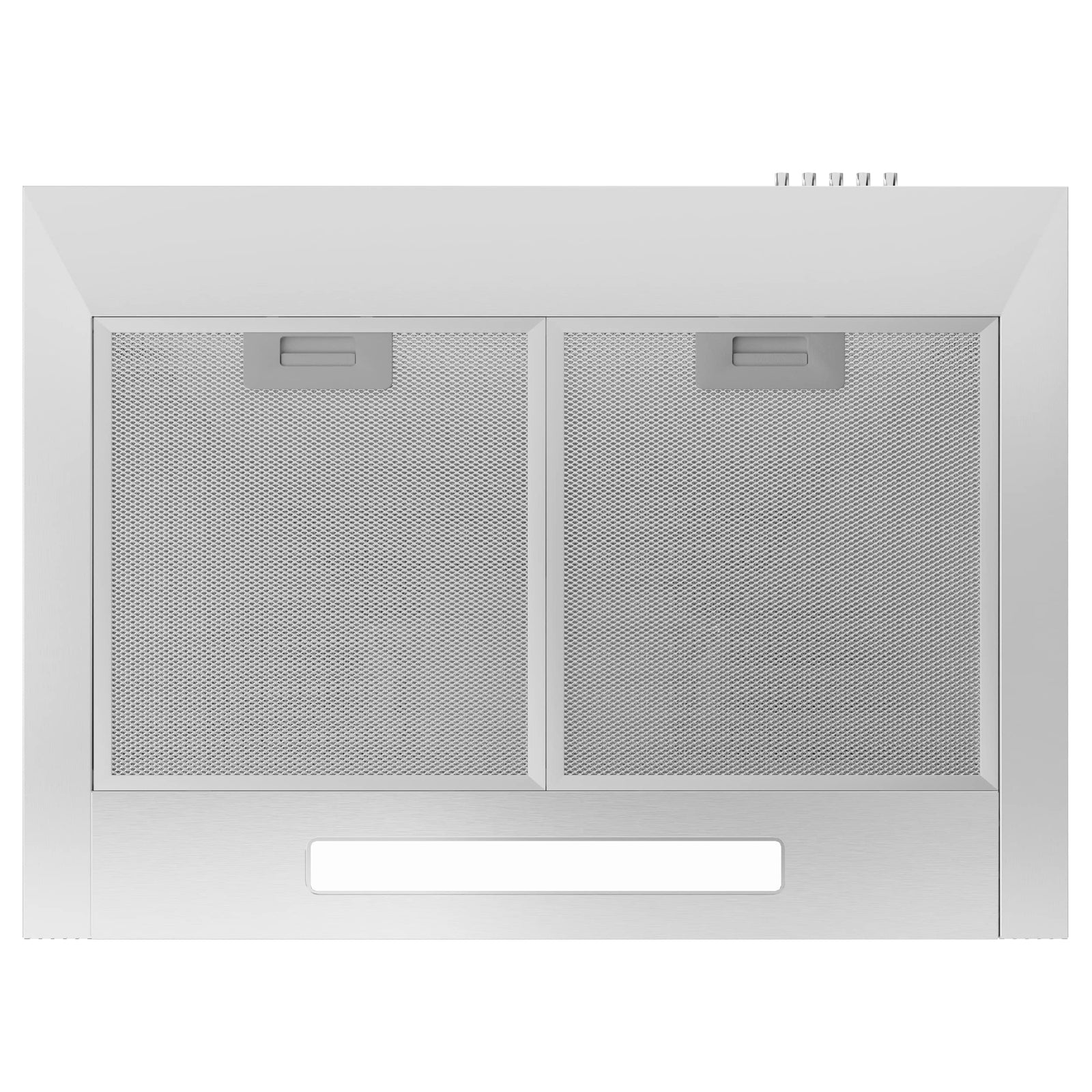 Genric Cooker Hoods 60Cm Stainless Steel Chimney Range Hood 600Mm Recirculating Duct Kitchen Ventilation Extractor Fan with Grease Aluminum Filters Silver