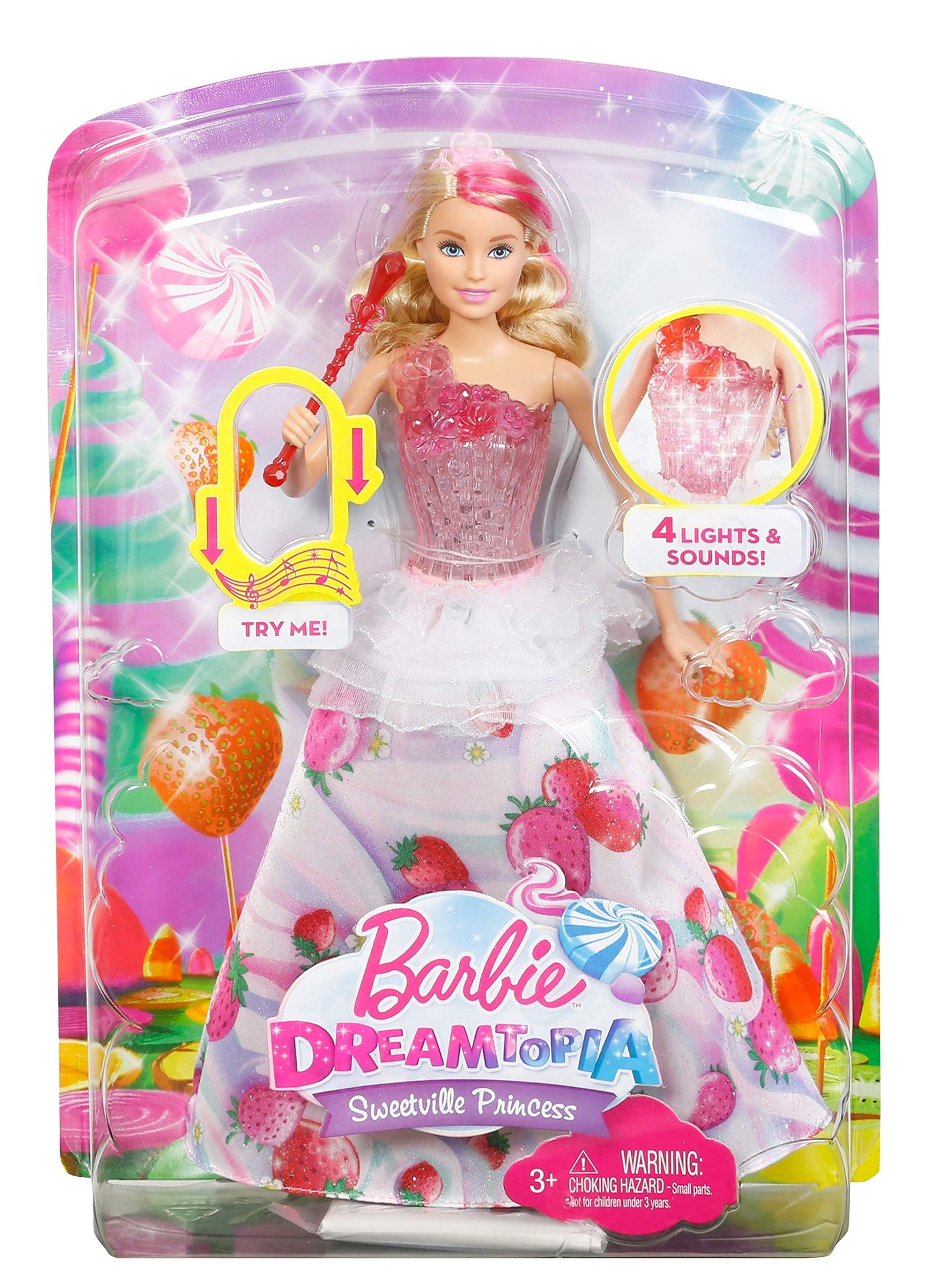 Barbie Dreamtopia Sweet Ville Princess - 3 Years & Above (Multi Color DYX28)