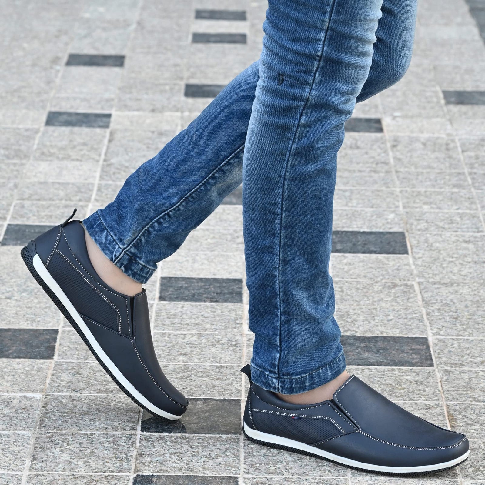 Centrino Navy Casual-Men's Shoes