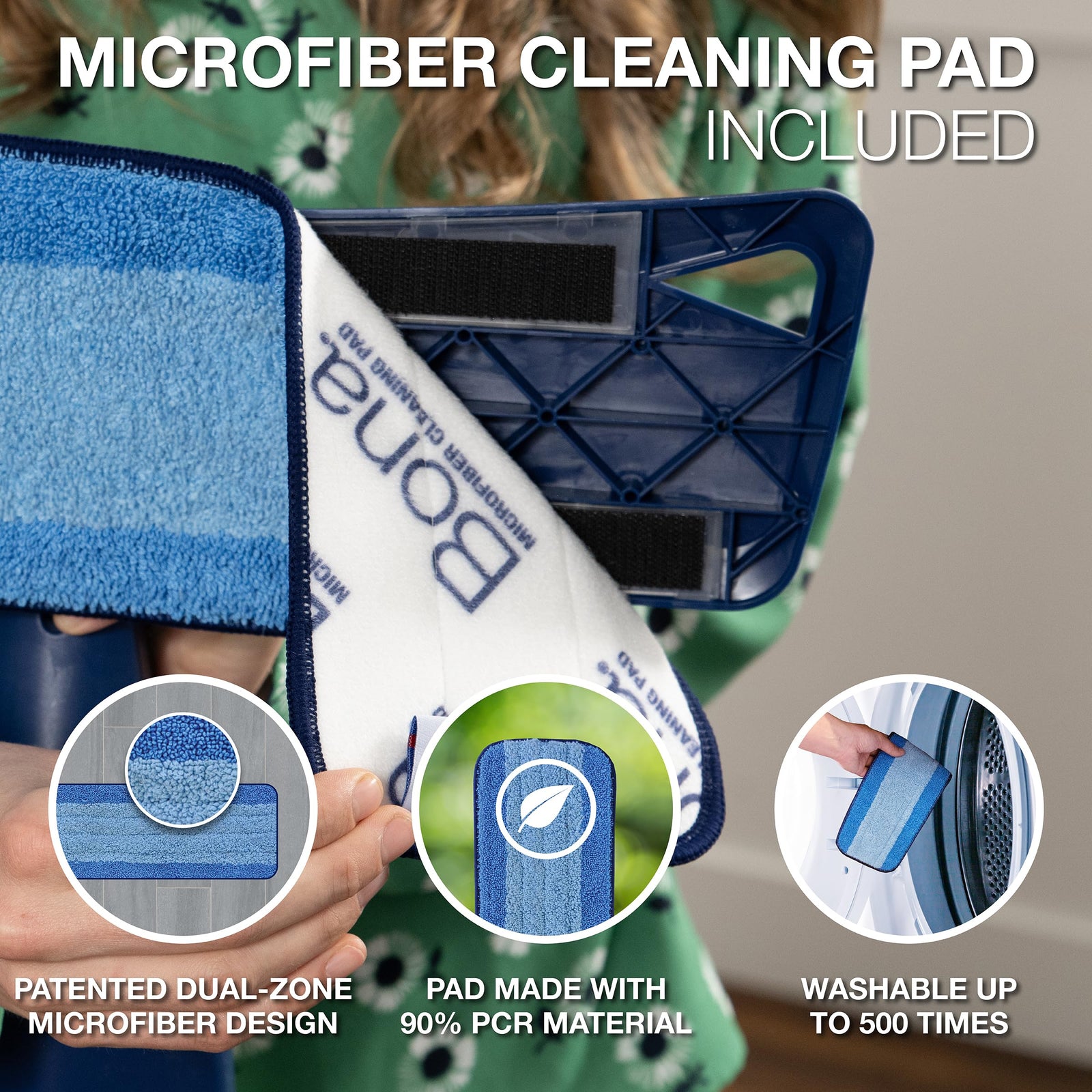 Bona Premium Spray Mop with Bona Multi-Surface Floor Cleaner Concentrate, for Stone Tile Laminate & Vinyl (LVT/LVP)