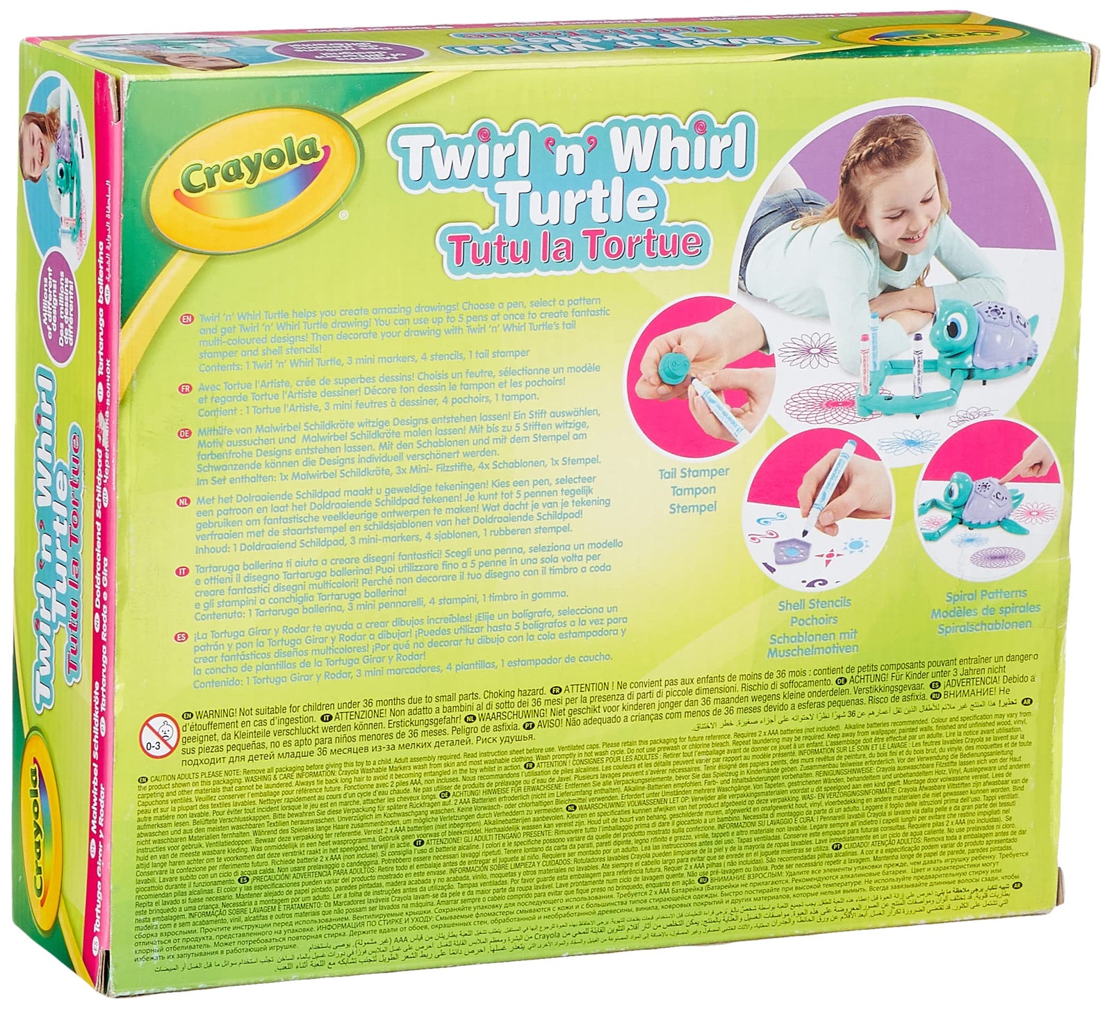 Crayola Twirl n Whirl Turtle - 3 Years & Above