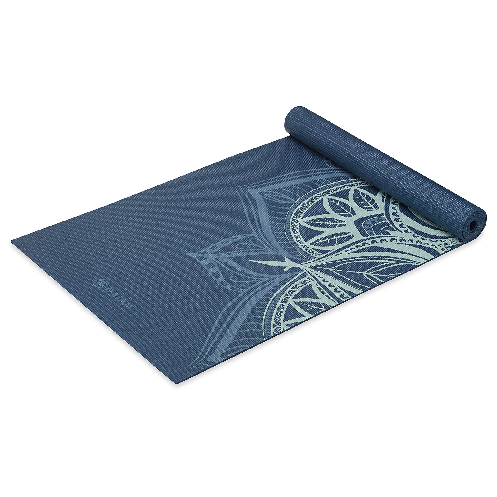 Gaiam Yoga Mat - Premium 5mm Print Thick Non Slip Exercise & Fitness Mat for All Types of Yoga, Pilates & Floor Workouts (68