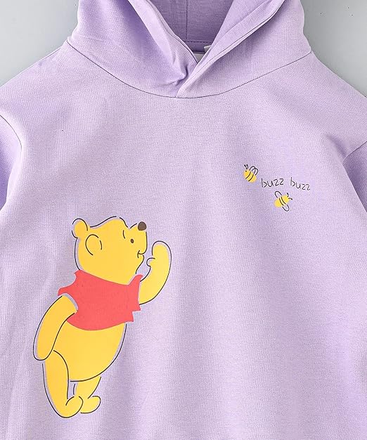 Winnie the Pooh Hooded Sweatshirt for Infant Girls - Purple,