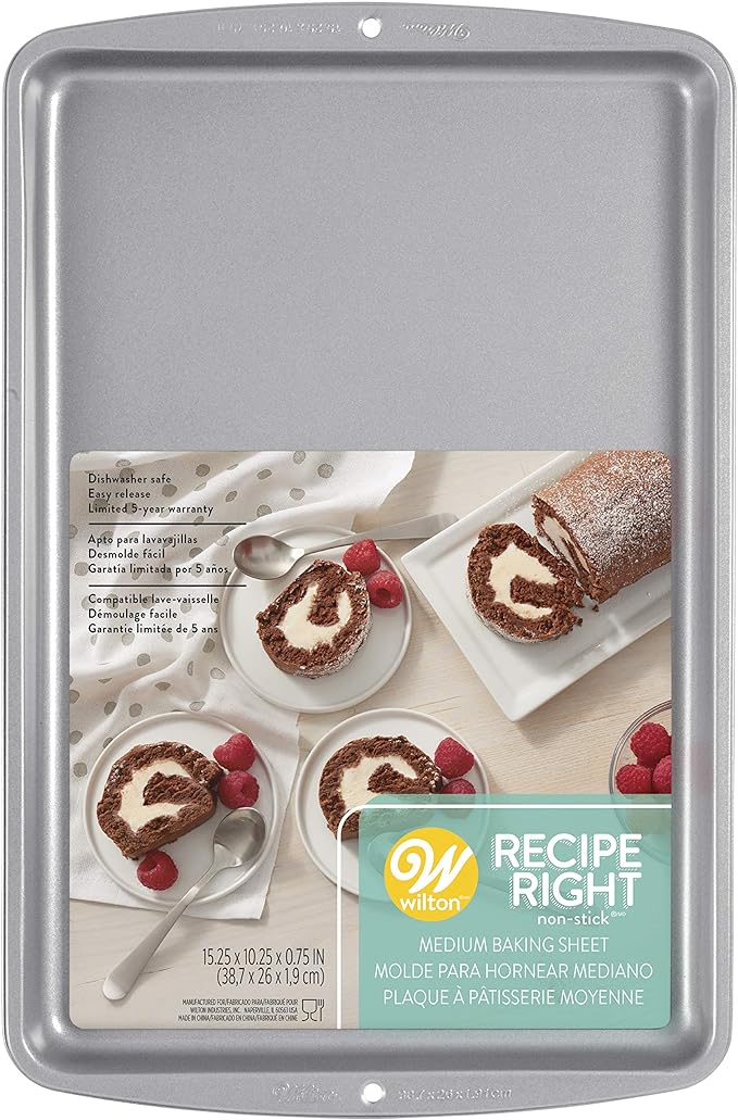 Wilton recipe right medium cookie pan