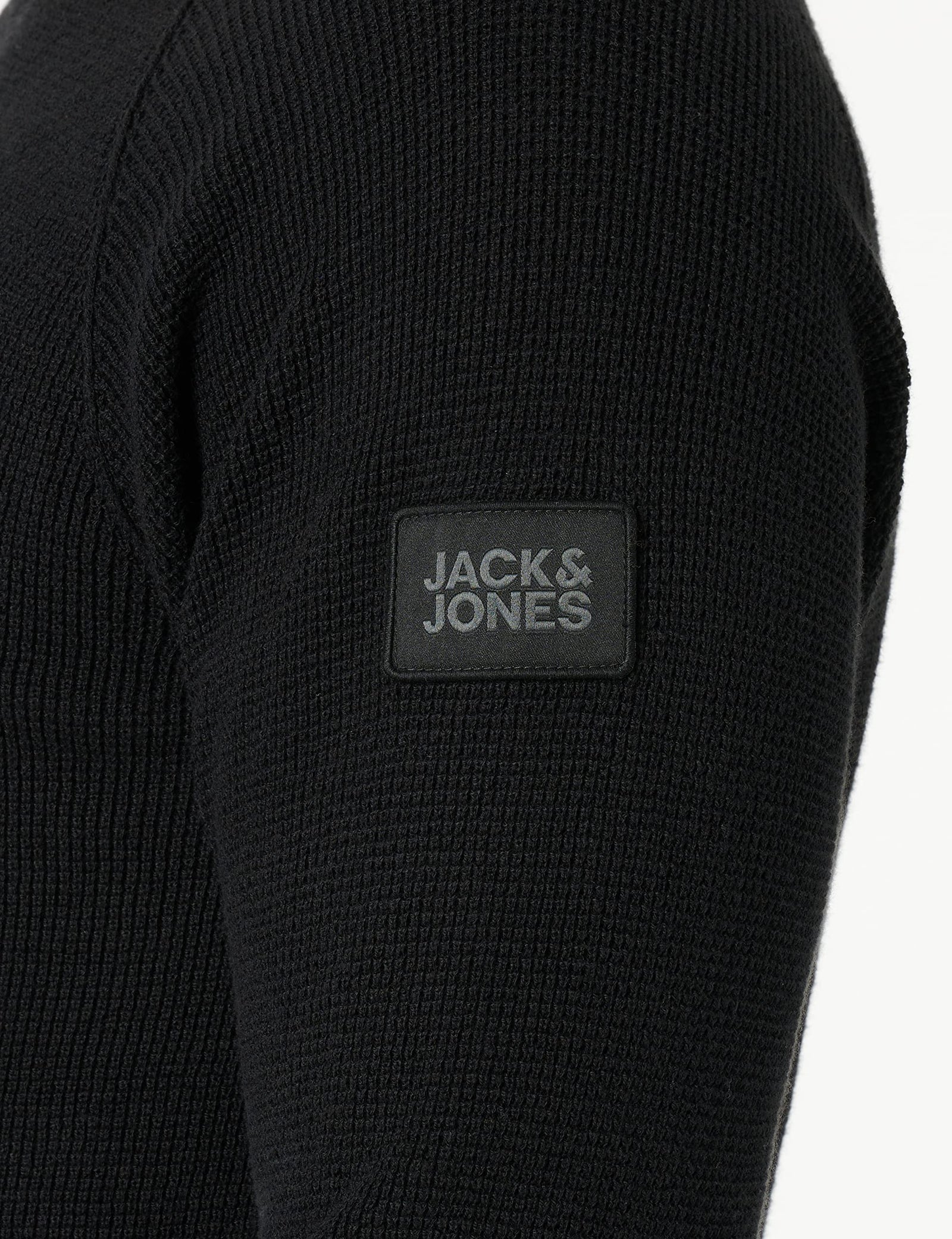 Jack & Jones mens Classic Waffle Knit Crew Neck Sweater (pack of 1)