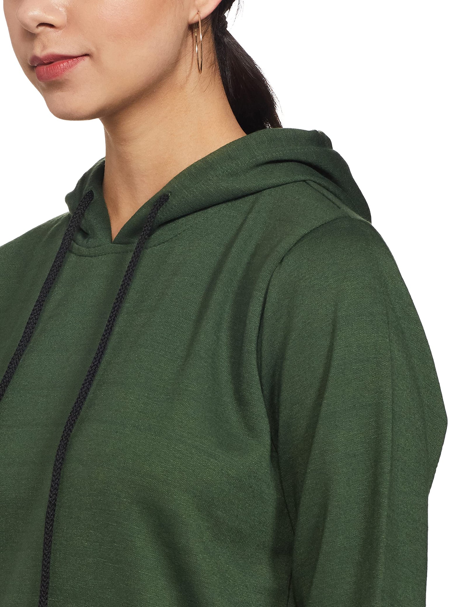 Styleville.in Women's Hoodie With Draw String And Kangaroo Pocket