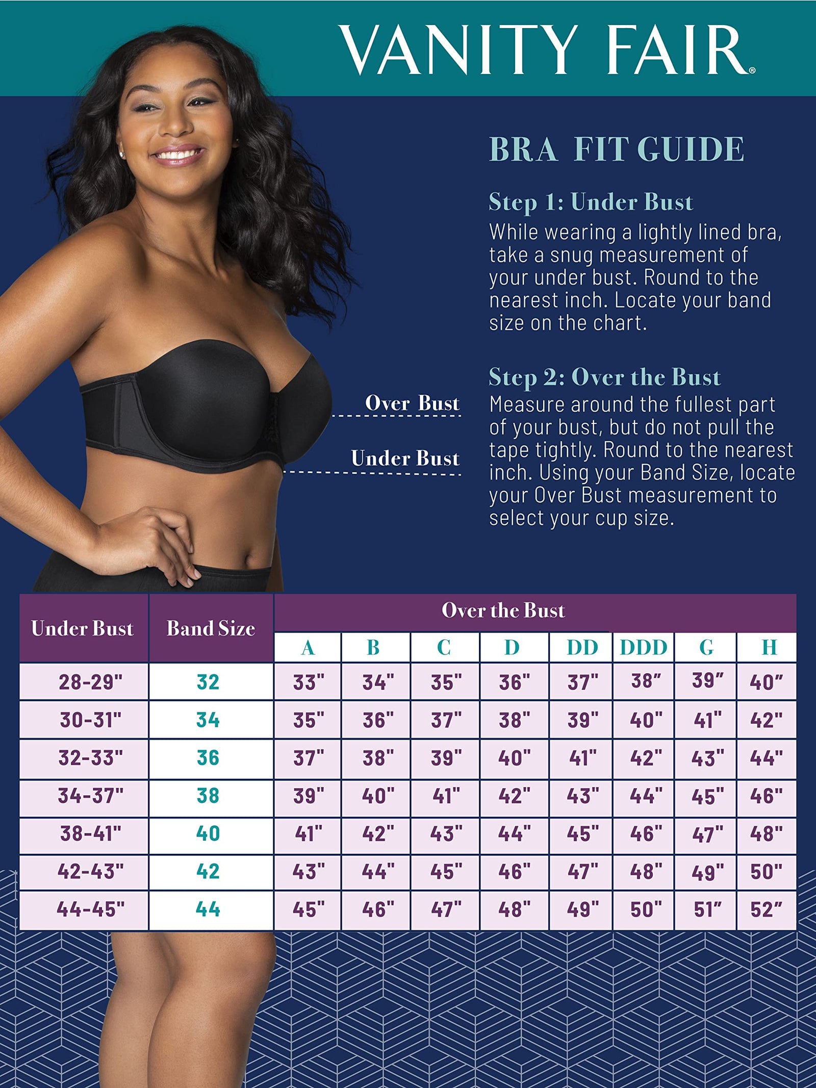 Vanity Fair womens Beauty Back Strapless Full Figure Underwire Bra 74380 Bra (pack of 1)