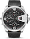 Diesel Men's DZ7376 Uber Chief Stainless Steel Black Leather Watch