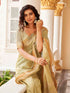 Womanista Women's Ready to Wear Saree Cotton Blend Zari (TI_4128_Lime Green)