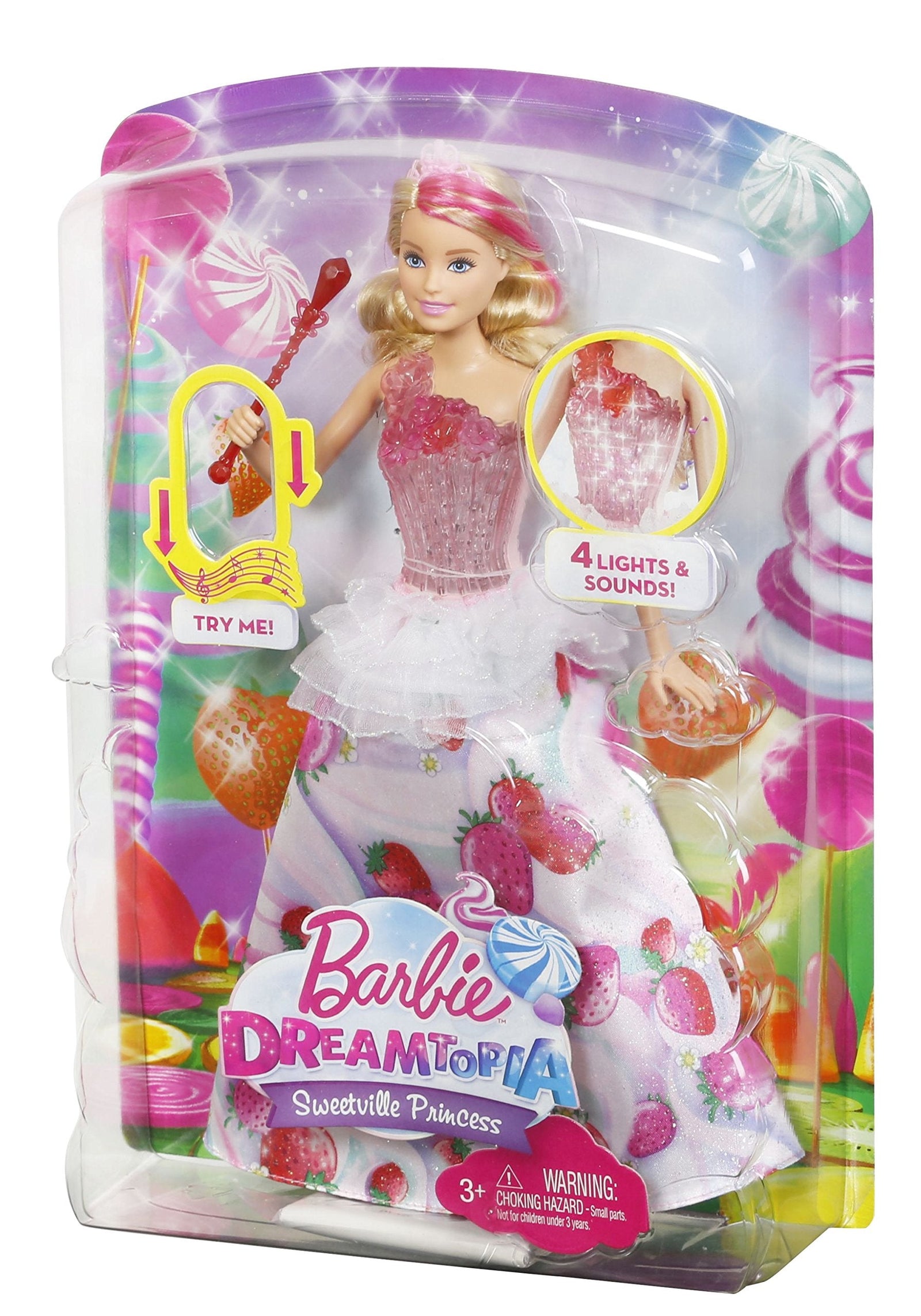 Barbie Dreamtopia Sweet Ville Princess - 3 Years & Above (Multi Color DYX28)