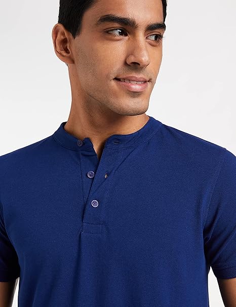 Amazon Brand - Symbol Men's Solid Regular Polo Shirt