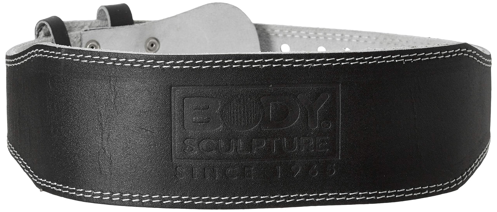 Body Sculpture BW-503-L Leather Weight-Lifting Belt - Black, Large