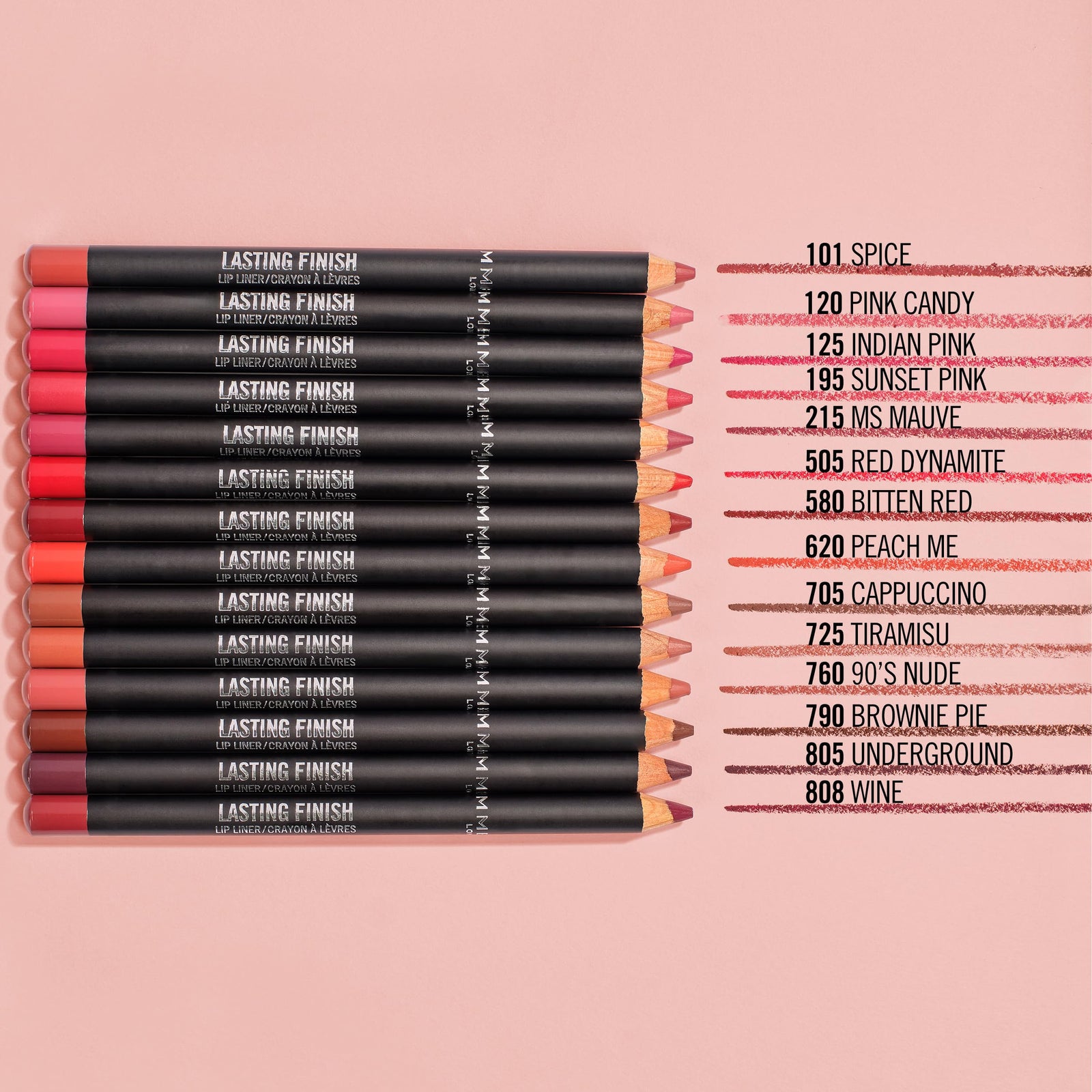 Rimmel London, Lasting Matte Lip Liner 110 Spice, 1.2g