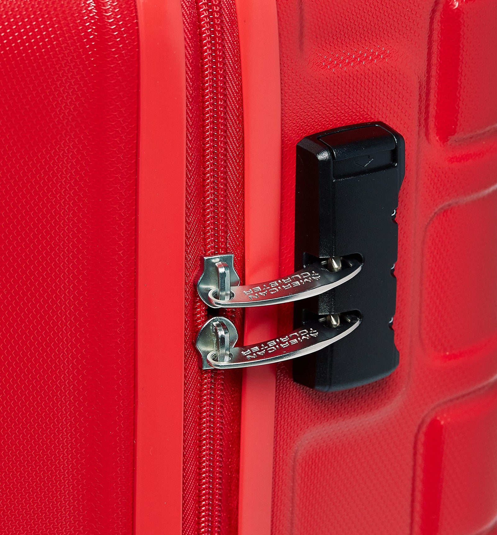 American Tourister Bricklane Hard Small Size Carry-on Cabin Luggage, Spinner wheels, (Material :ABS), TSA Combination Lock, Expandable, 55 cm/22 Inch, Red Color