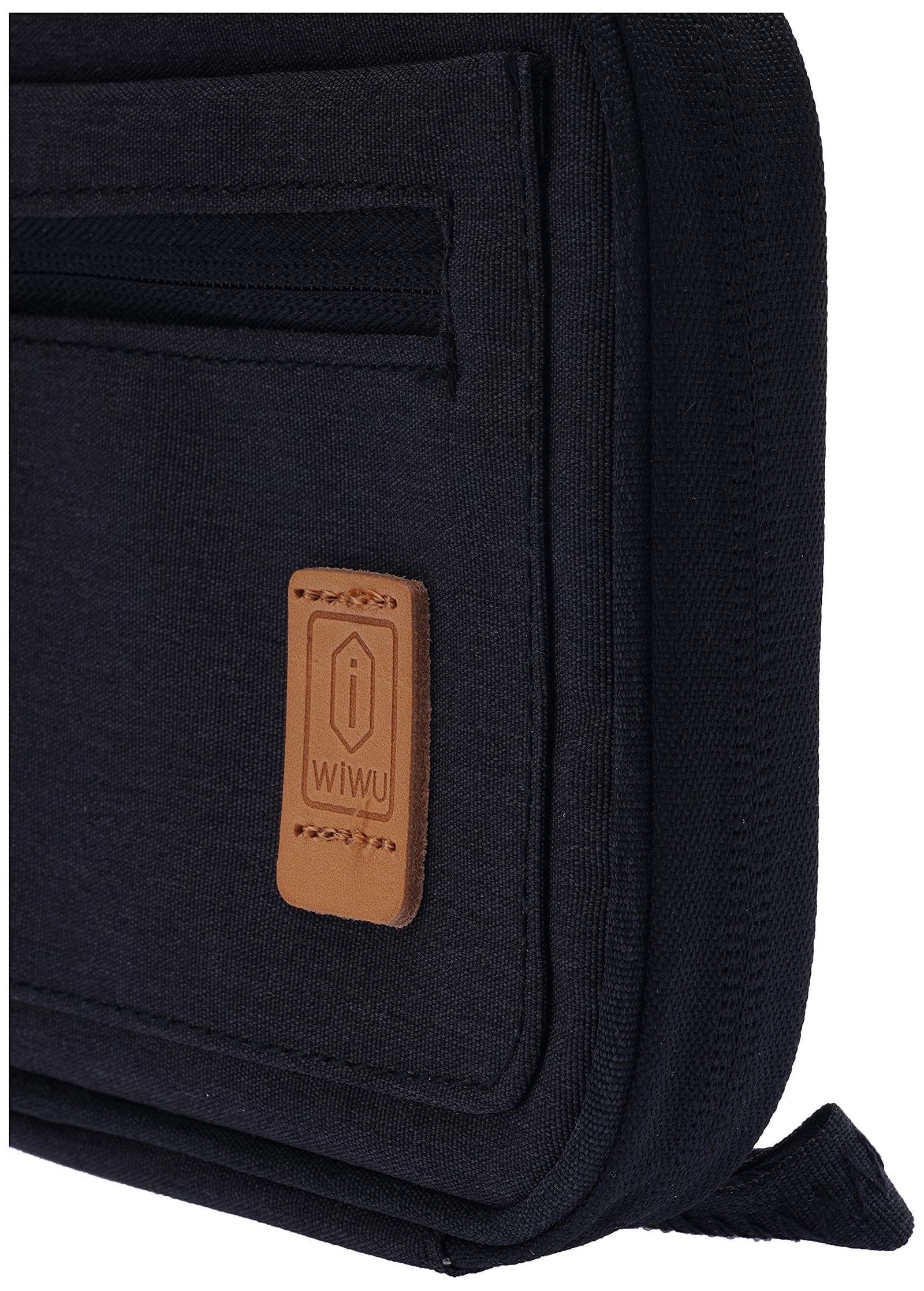 Wiwu pioneer passport pouch for men - black