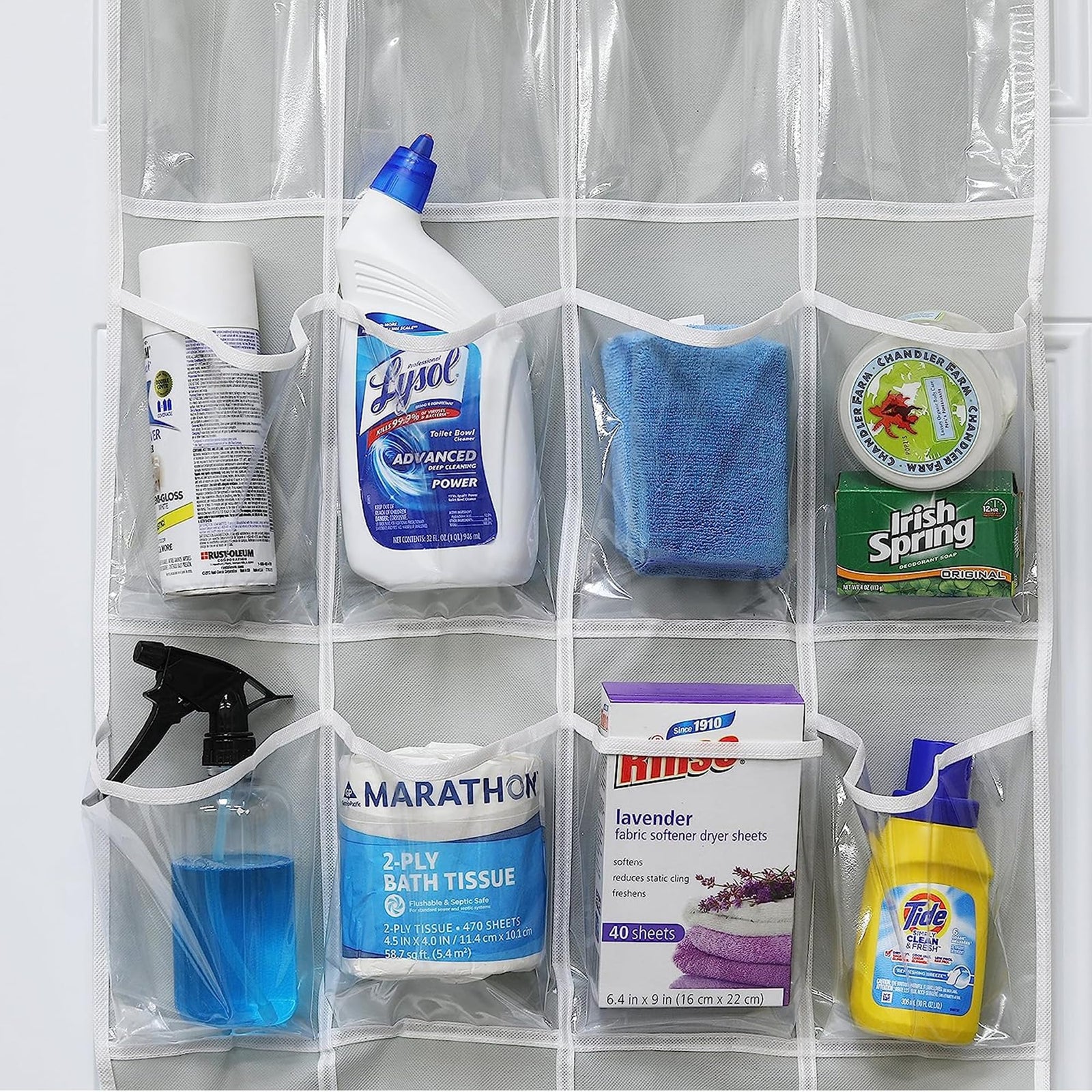 Sulfar Over The Door Clear Shoes Organizer