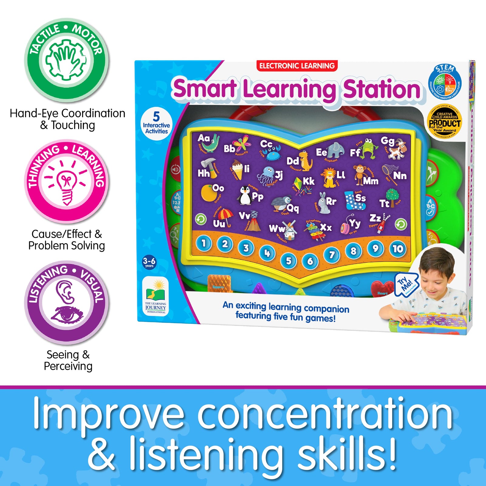 The Learning Journey New Smart Learning Station, Multi-Colour, 661109