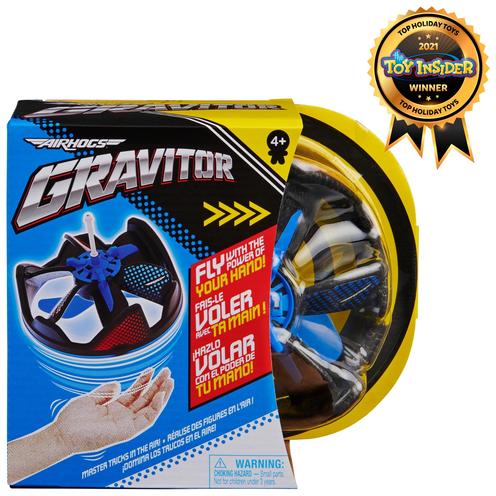 Air hogs gravitor with trick stick, usb rechargeable flying toys, drones for kids 4 and up