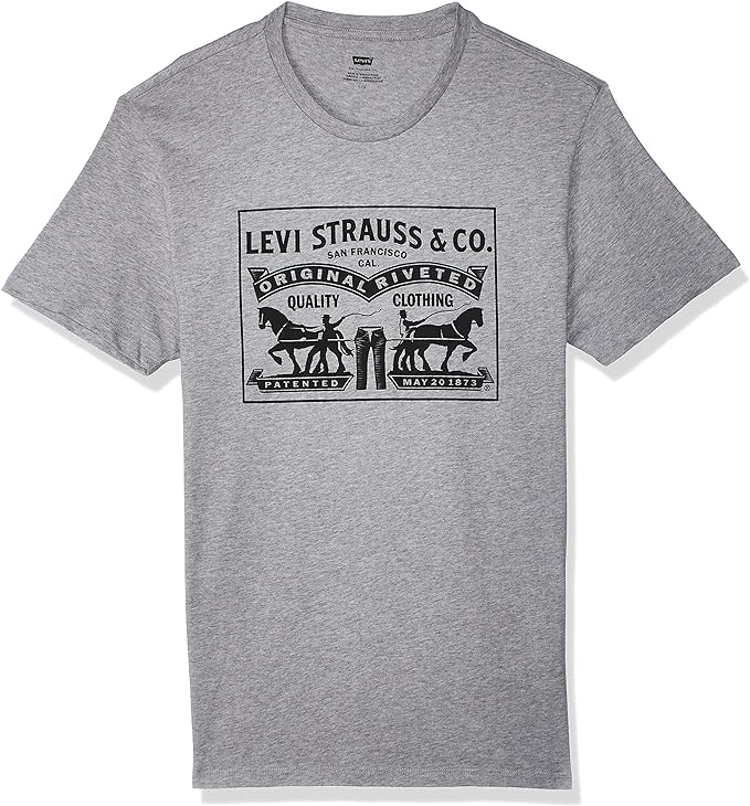 Levi's Mens Lv's 2-Horse Graphic Tee Graphic Tee