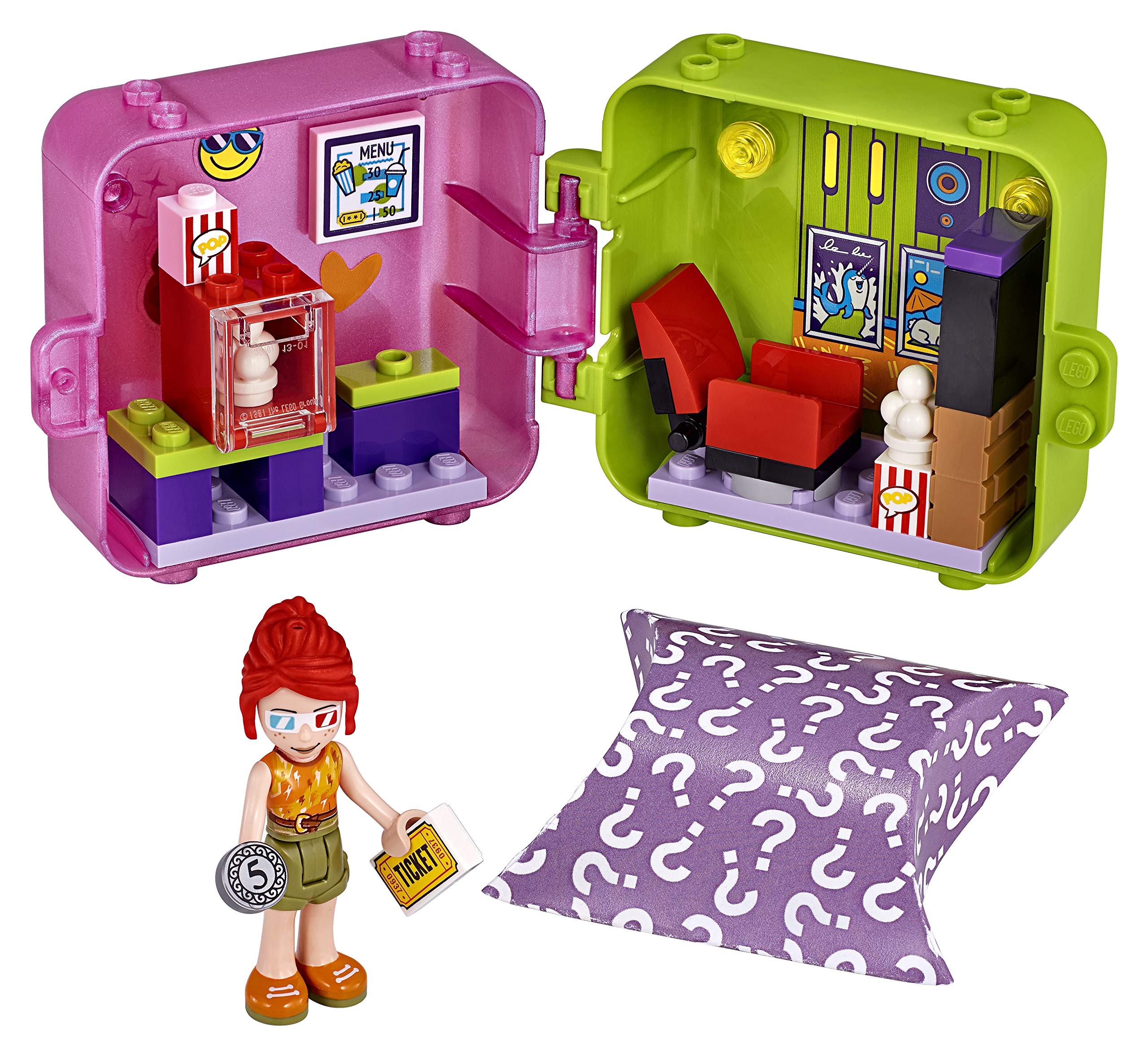 LEGO Friends Mia’s Shopping Play Cube 41408 Building Kit, Includes a Collectible Mini-Doll, for Creative Fun (37 Pieces)