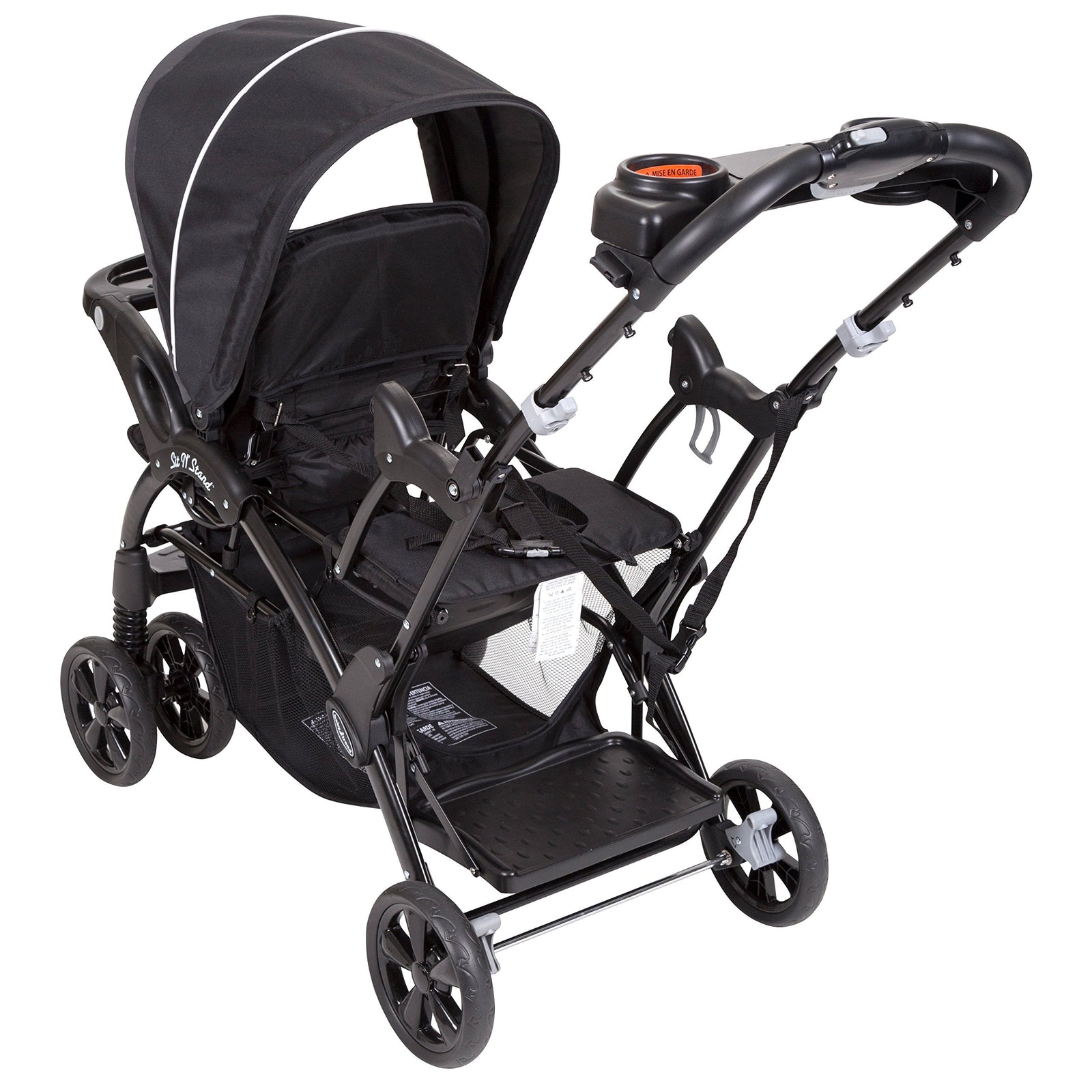 BABYTREND Baby trend Sit N' Stand 5-in-1 Shopper Stroller, BLACK