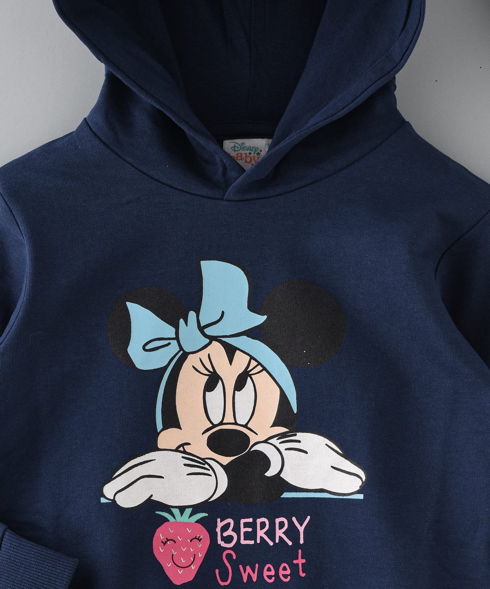 Minnie Mouse Hooded Sweatshirt for Infant Girls - Navy, 0-6months