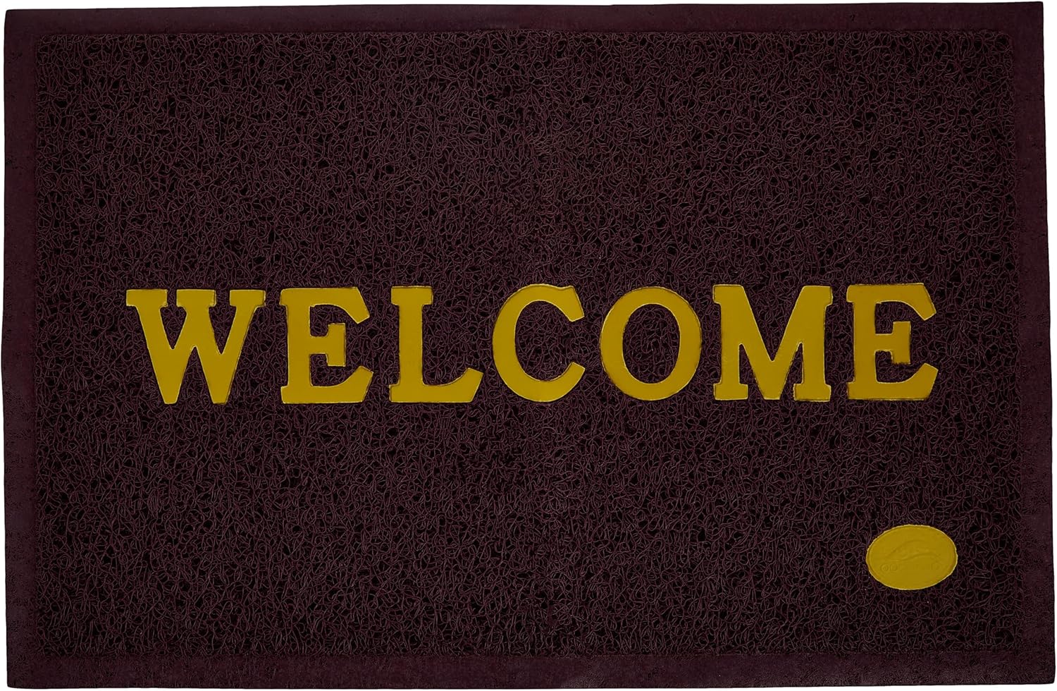 Kuber Industries PVC Anti Skid Large Size Welcome Door Mat (Maroon) -CTKTC29037