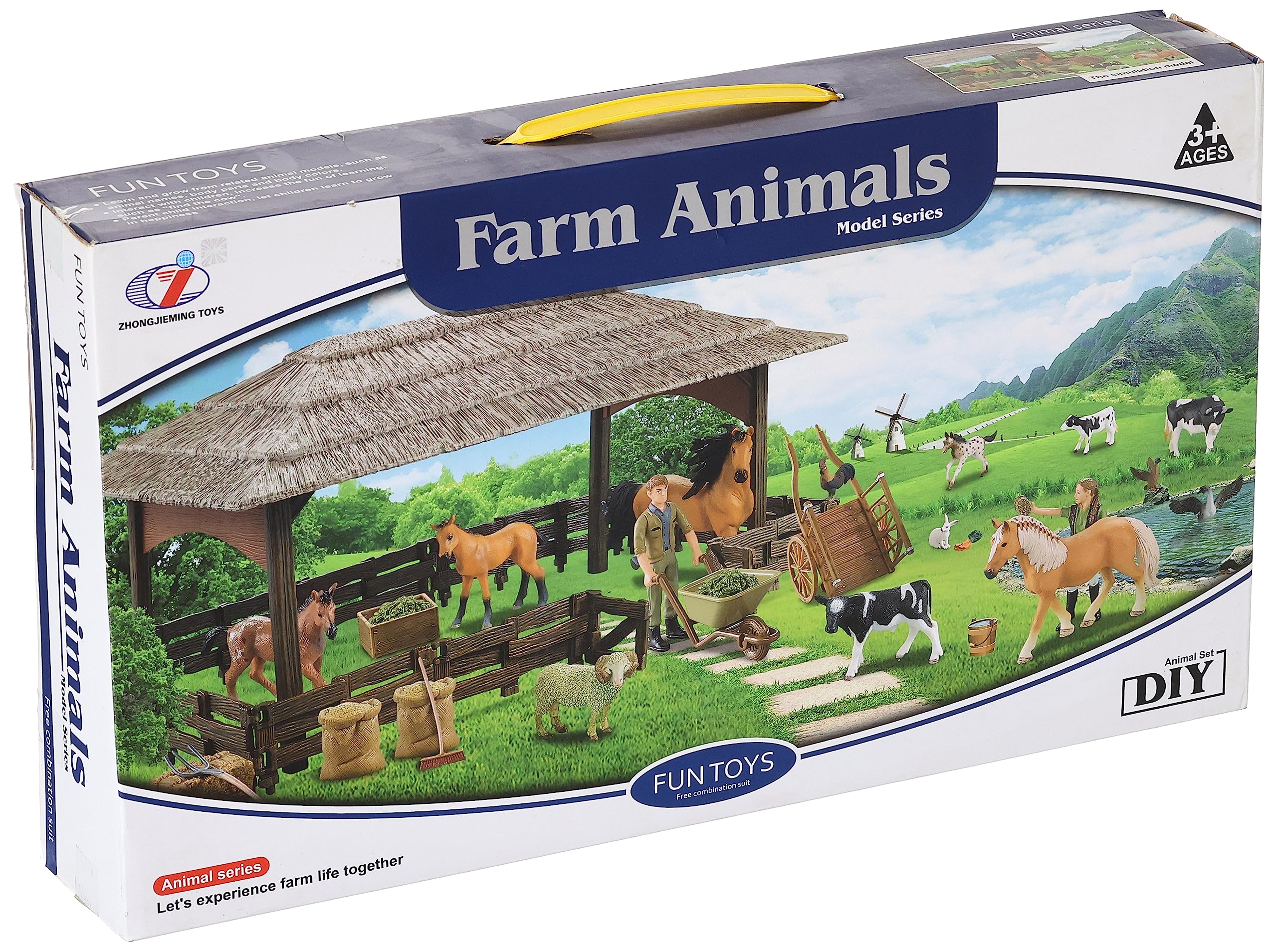 Farm Animal Set for Kids - S