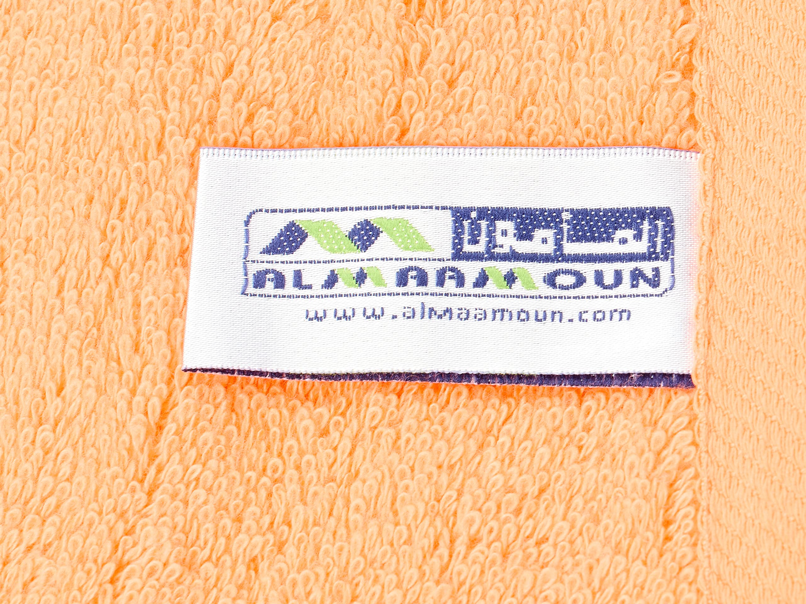 Al Maamoun TF0010 Solid Face Towel - Orange