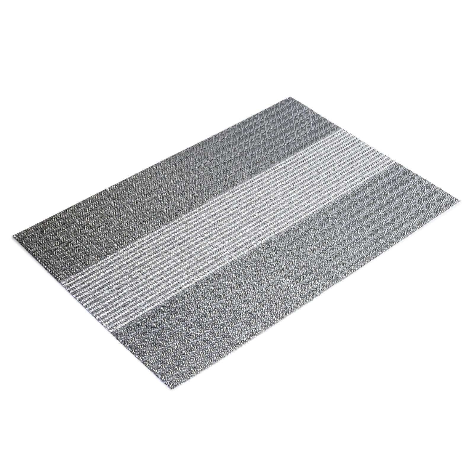 Home-Brand Home Non-Slip Crossweave Woven Vinyl Insulation Place Mat - 30 x 45 cm - Heat-Resistant, Easy-to-Clean, Tabletop Placemat - Washable Table Mats for Home, Restaurants and Party Decoration