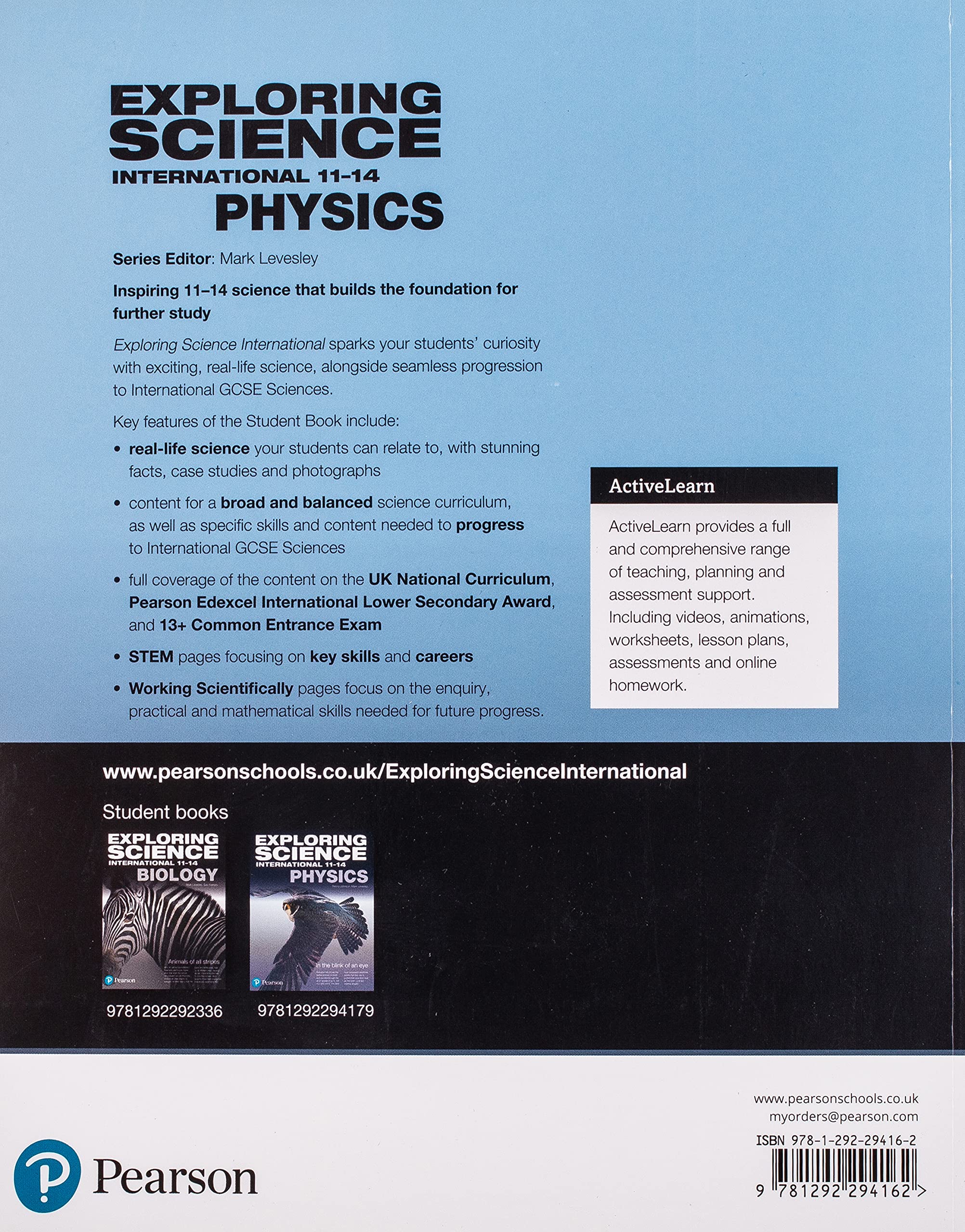 Exploring Science International Chemistry Student Book