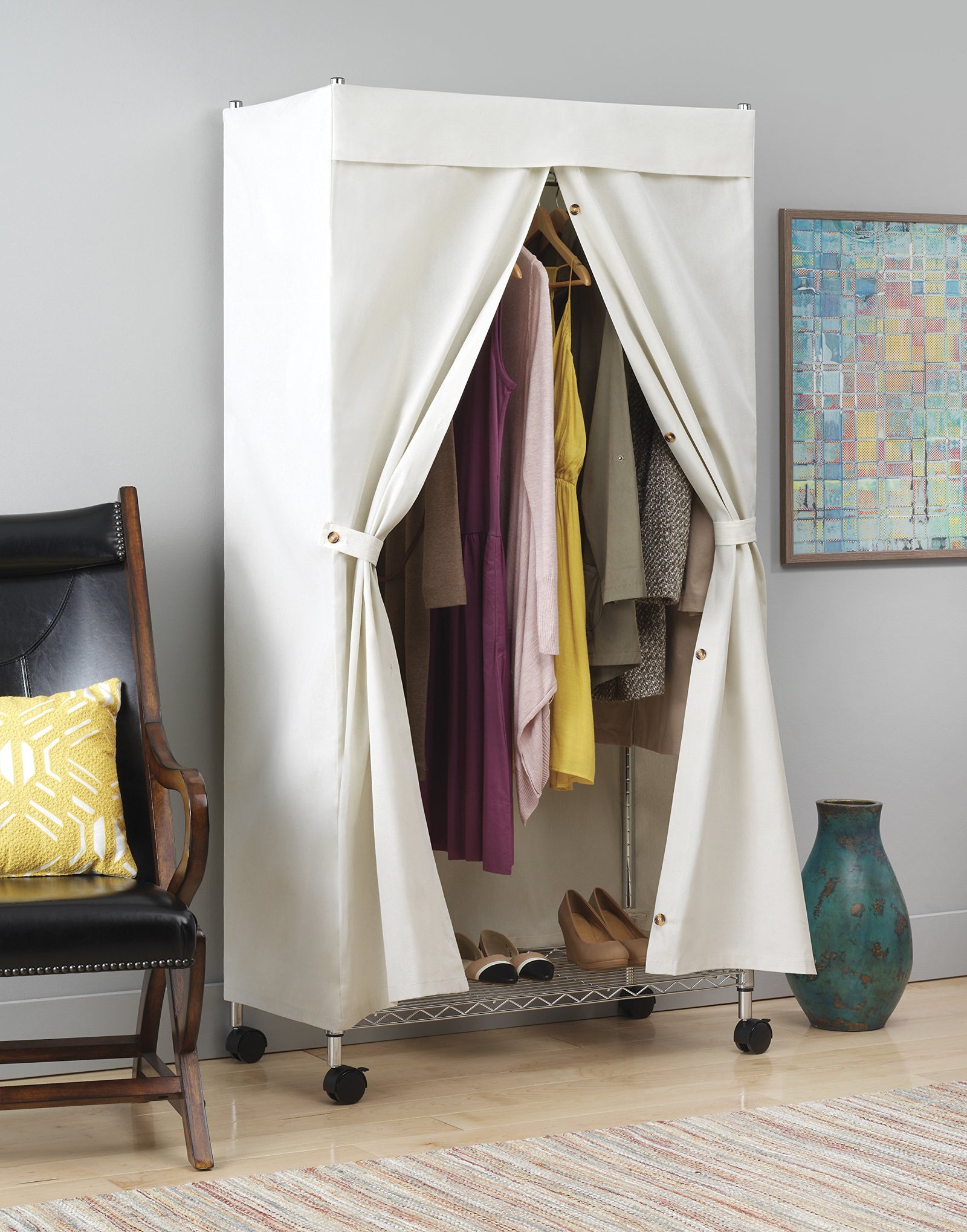 Whitmor Canvas Cover Only For Garment Rack