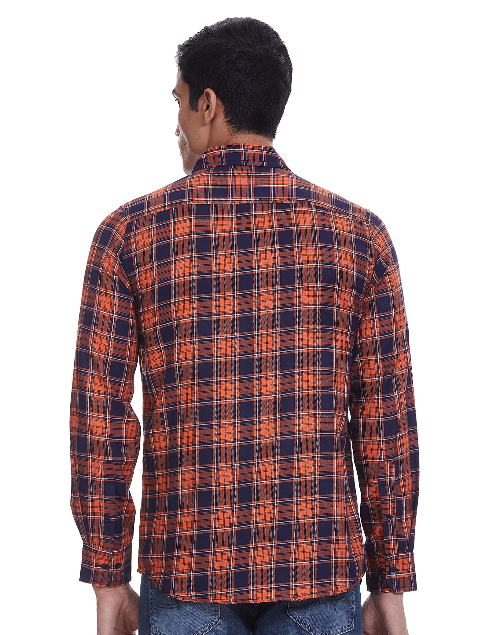 Hammersmith Men's Casual Checkered Regular Fit Shirt