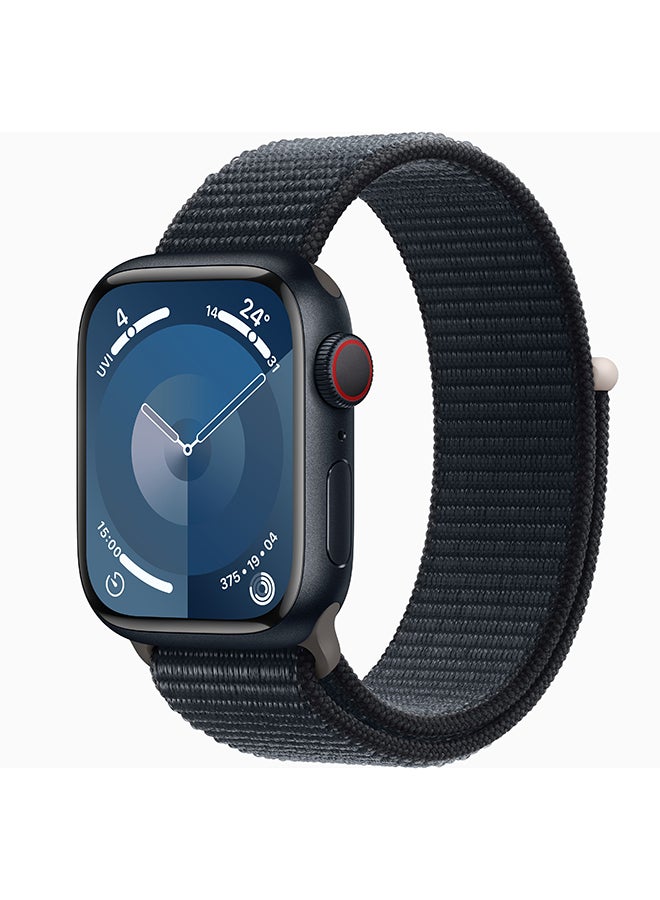 Apple Watch Series 9 GPS 41mm - Midnight Aluminium Case with Midnight Sport Loop