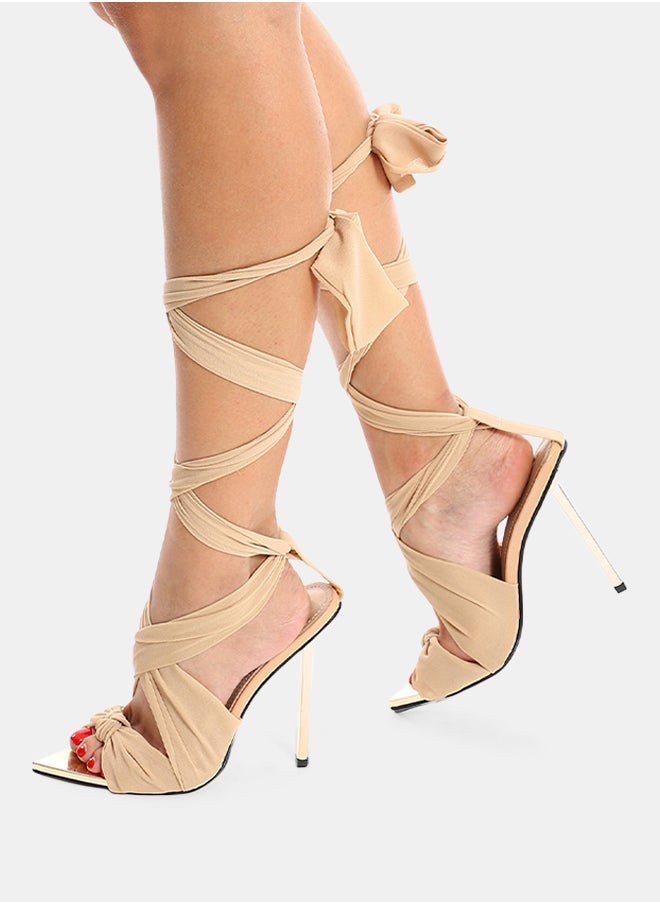 DejaVu Stiletto Mule Shoes