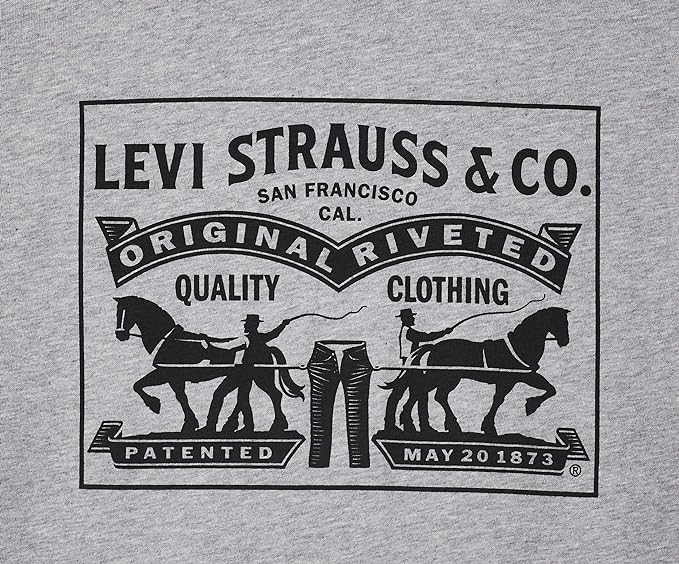 Levi's Mens Lv's 2-Horse Graphic Tee Graphic Tee